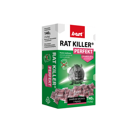 BEST RAT KILLER PERFEKY GRANULAT+ 140g