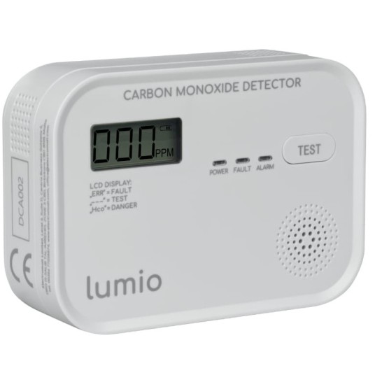 CZUJNIK CZADU Z WYŚWIETLACZEM bateryjny LUMIO DCA002