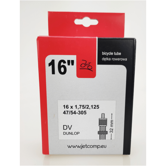 DĘTKA 16"x1,75/2,125 DV-48mm (zawór rowerowy) JET D149