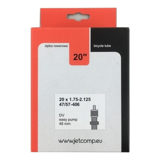 DĘTKA 20"x1,75/2,125 DV-48mm (zawór rowerowy) JET D130