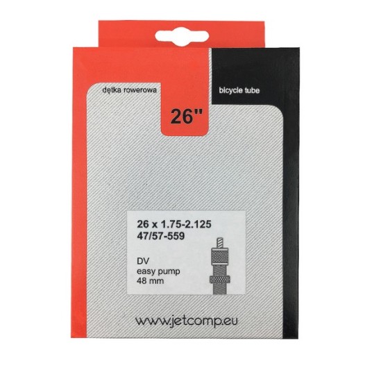 DĘTKA 26"x1,75/2,125 DV-48mm (zawór rowerowy) JET D134