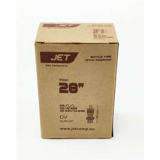 DĘTKA 700x35/45C DV-48mm (zawór rowerowy) JET D188 / szare op. -zdjęcie numer 1
