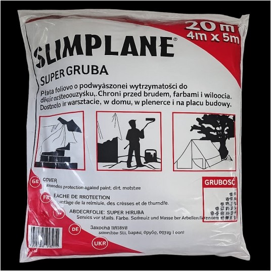 FOLIA 4x5m SUPER GRUBA /0.67my SŁOMKA /1,10kg -zdjęcie numer 1