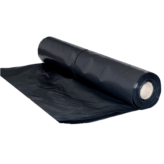 FOLIA OCHRONNA PE typ200 czarna 5x20m / ECOBUD 200
