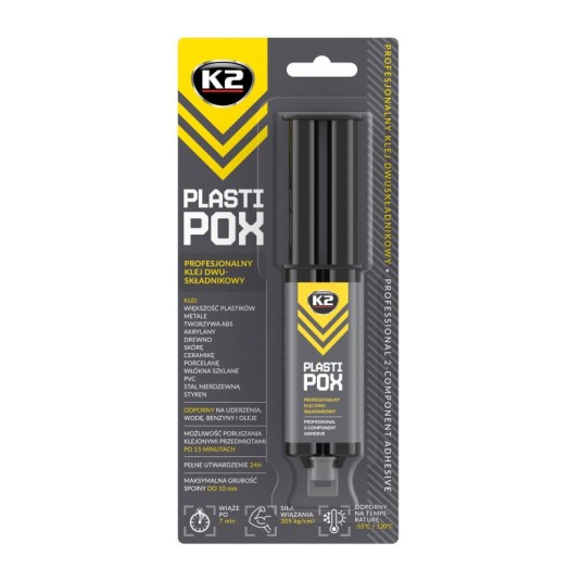K2 PLASTIPOX (B478) KLEJdo PLASTIKÓW 25g