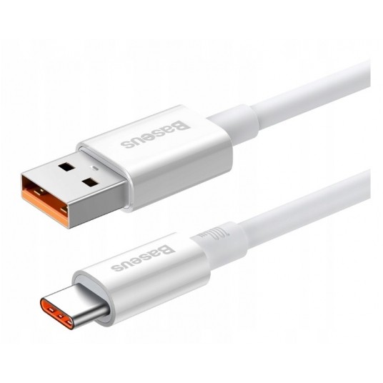 KABEL USB-A - USB-C 100W 1,5m - biały BASEUS Superior Series -zdjęcie numer 1