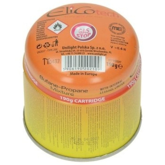 KARTUSZ GAZ 190g ELICO 60190