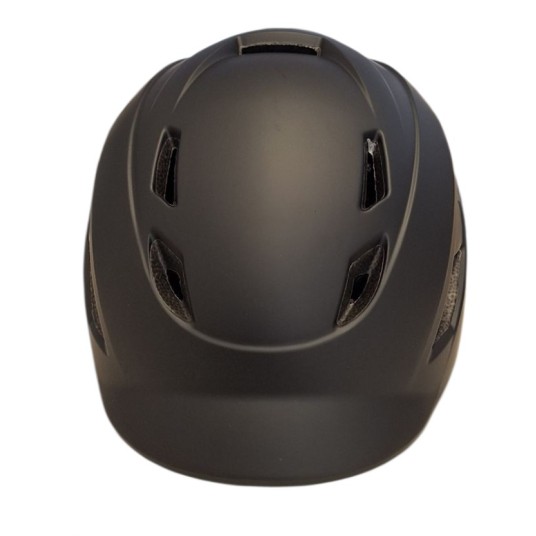 KASK ROWEROWY L czarny mat + LED-USB KS35 AVO U029