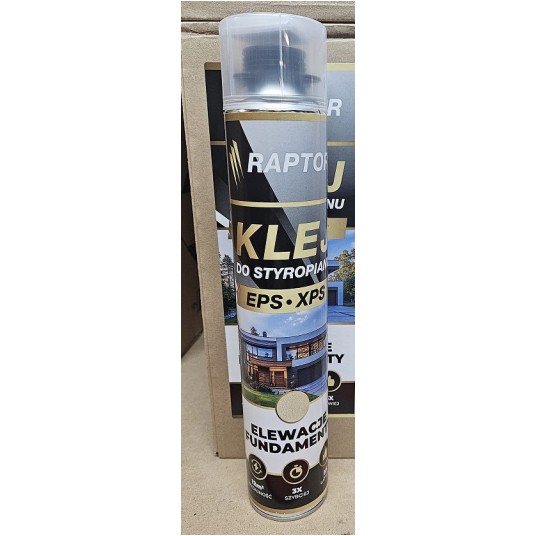 KLEJ do STYROPIANU EPS XPS 750ml RAPTOR