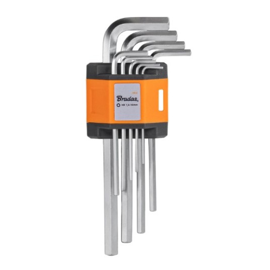 KLUCZ IMBUS 1,5-10mm/9cz. DŁUGIE BRADAS DIY-HKH31-LO/B