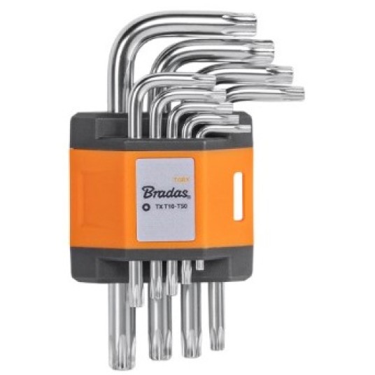 KLUCZ TORX 10-50/9cz. BRADAS DIY-HKT31-SH/B