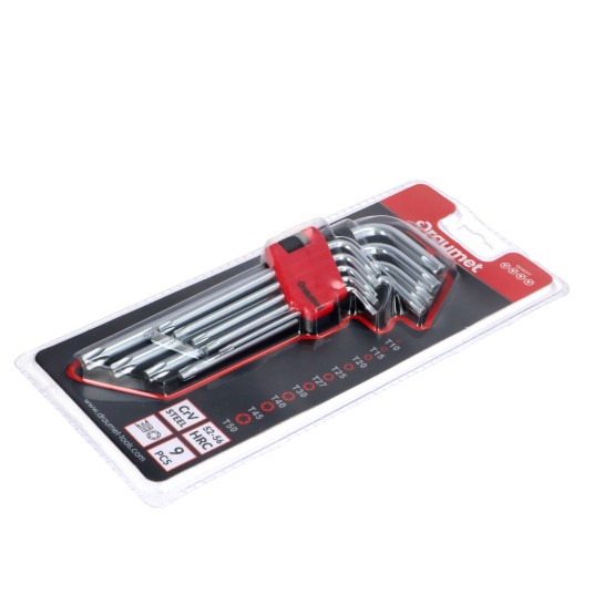 KLUCZ TORX DŁUGIE T10-T50/9el. DRAUMET 3437