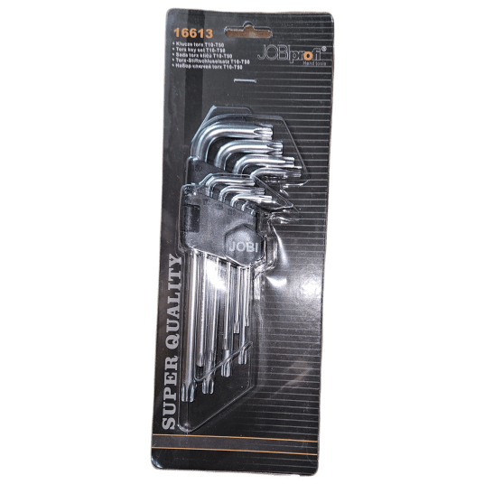 KLUCZ TORX z otworem JOBI 16613 T10-T50/9el.