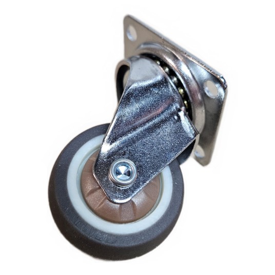 KOŁO 40 SKRĘTNE guma brązowa 710040