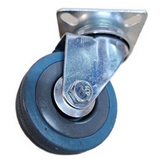 KOŁO 50 SKRĘTNE guma szara 710050