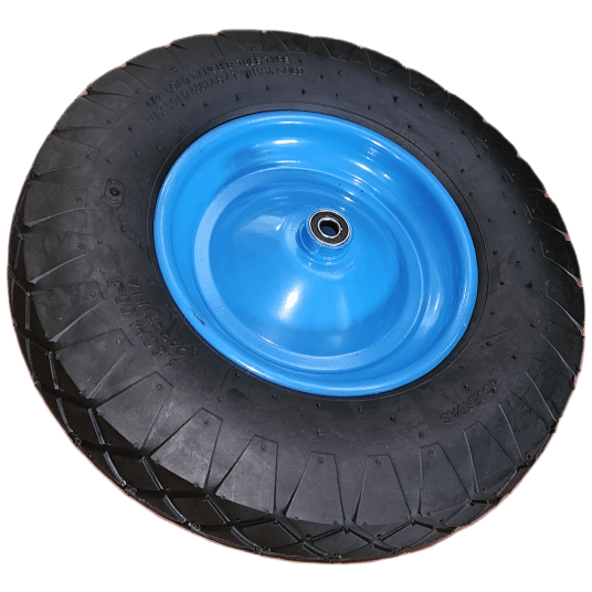 KOŁO TACZKI 4.00-8 4pł. KOSTKA + oś -zdjęcie numer 1