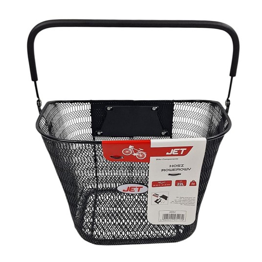 KOSZ ROWEROWY PRZÓD CLICK HT-20202056-025 czarny z siatki A852