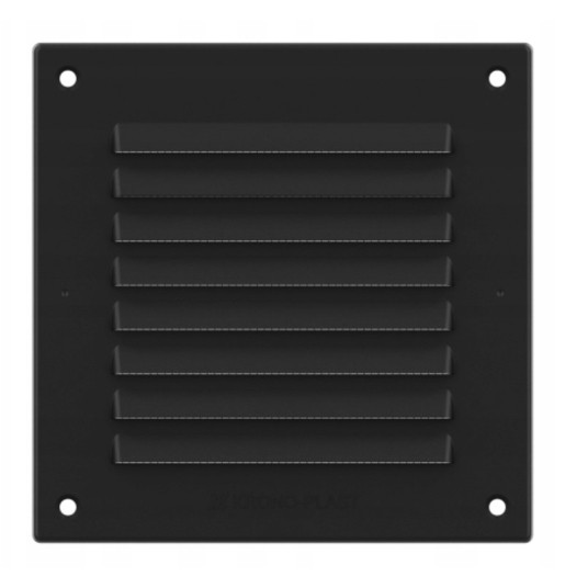 KRATKA MALOWANA czarna 14x14 przykr.