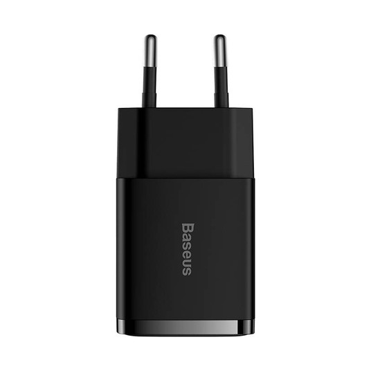 ŁADOWARKA SIECIOWA 2xUSB-A, 10,5W czarna BASEUS CCXJ010201 -zdjęcie numer 3