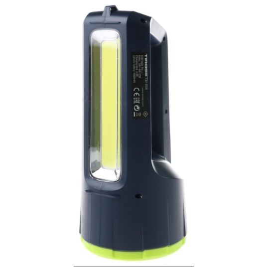 LATARKA AKUMULATOROWA 5W/LED/330 lum. / 6W COB/520 lum. (kabel USB) POWER BANK TIROSS TS1858