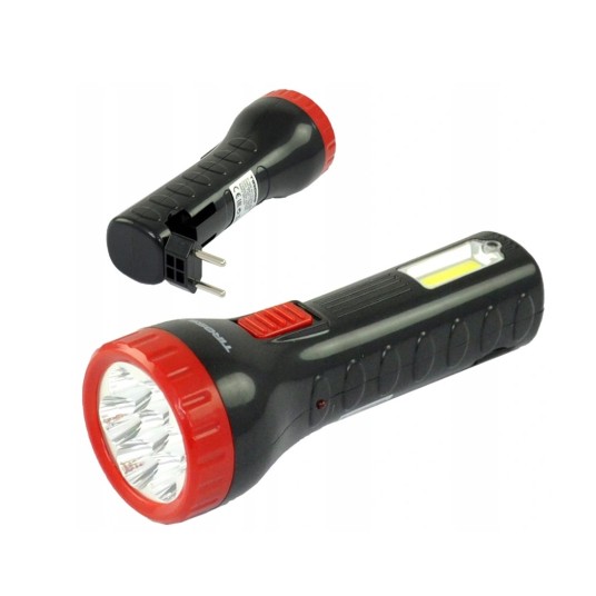 LATARKA AKUMULATOROWA 7LED+COB LED TIROSS TS2256
