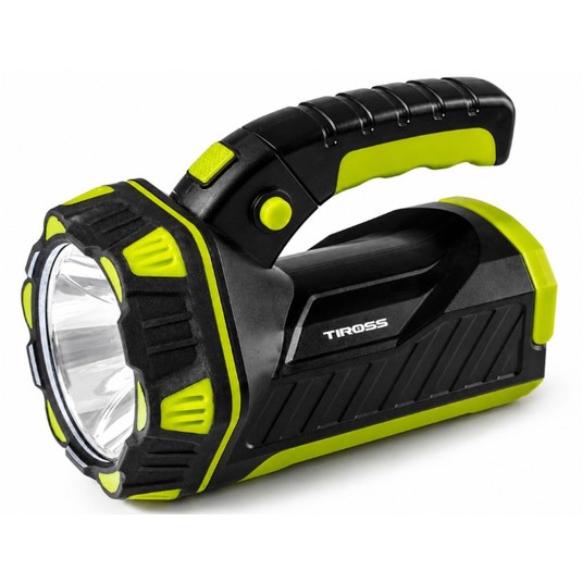LATARKA AKUMULATOROWA T6 270lm, 21 SMD LED 290lm, Kabel USB-C, POWERBANK, Bateria Li-ion 18650 3,7 V, 2 x 1500 mAh TIROSS TS-1983 -zdjęcie numer 1