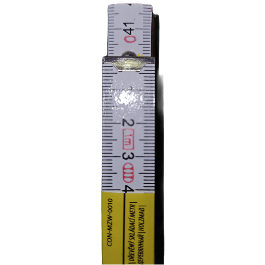 MIARA SKŁADANA 1m biało-żołta DREL CONDOR CON-MZW-0010