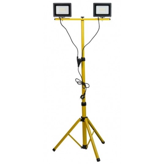 NAŚWIETLACZ LED 2x50 STATYW 155cm, 4500lm, 4000K, IP65 ECOLIGHT EC79905 -zdjęcie numer 1