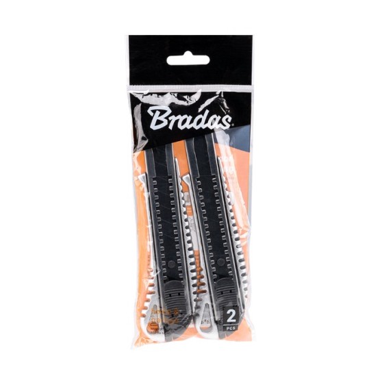 NÓŻ 18 METALOWY KORPUS /2szt BRADAS DIY-KN1812 HOME&GARDEN
