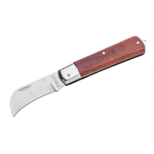 NÓŻ MONTERSKI 195mm ZAKRZYWIONY DREL CONDOR CON-BUE-0119