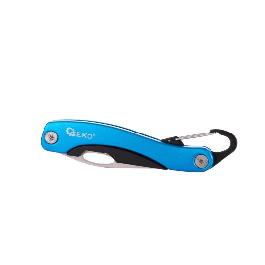 NÓŻ SKŁADANY SCYZORYK 7,5/19cm z KARABIŃCZYKIEM GEKO G01837