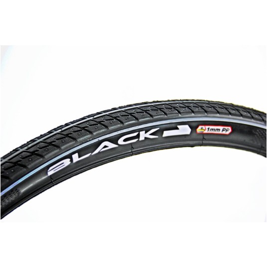 OPONA BLACK 26x1,75 47-559/1mm TORO biały pasek O255