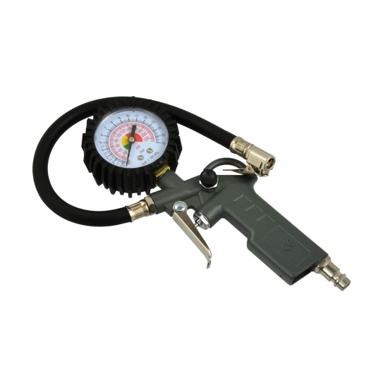 PISTOLET do POMPOWANIA MANOMETR DUŻY GEKO G01101