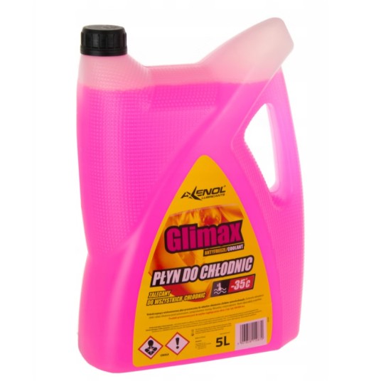 PŁYN GLIMAX G12+ 5 l. różowy -35stC AXENOL
