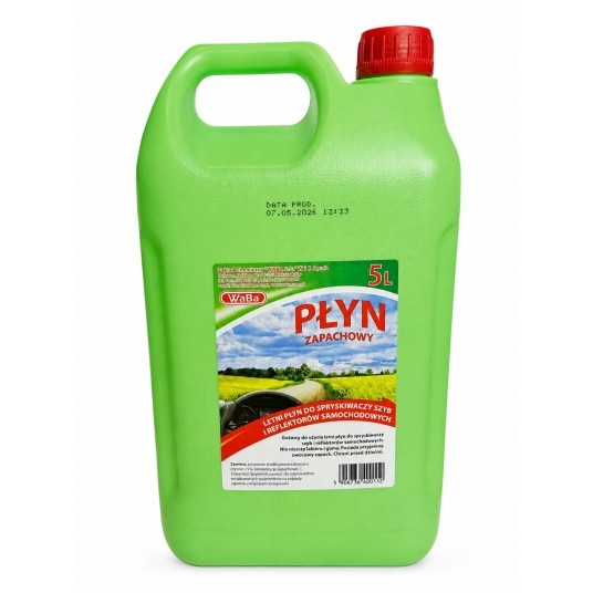 PŁYN LETNI do SPRYSKIWACZY 5l. CYTRUSOWY WABA -zdjęcie numer 1