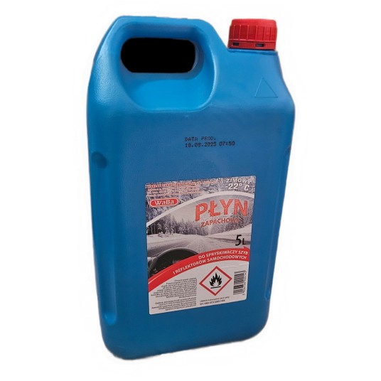 PŁYN ZIMOWY -22st do SPRYSKIWACZY 5l. ETANOL WABA