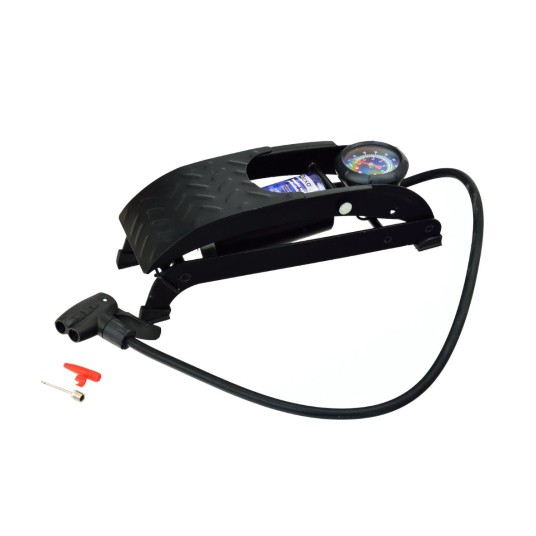 POMPKA PODŁOGOWA NOŻNA JEDNOTŁOWKOWA z MANOMETREM GEKO G01291