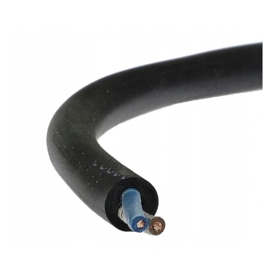 PRZEWÓDY OW GUMA czarny