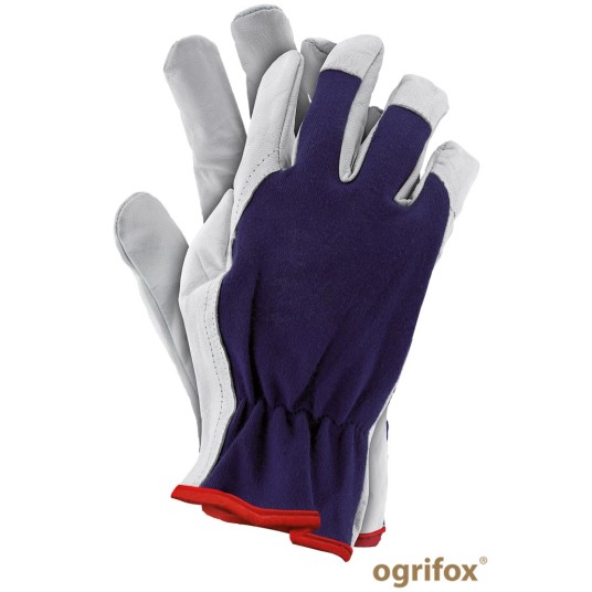 RĘKAWICE MECHANICZNE OX-INPAK roz.10 kozia skóra OGRIFOX