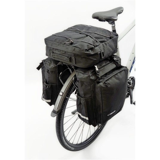 SAKWA TORBA ROWEROWA na bagażnik 3cz. SOHO GRAND SA022