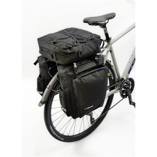 SAKWA TORBA ROWEROWA na bagażnik 3cz. SOHO GRAND SA022
