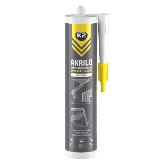 SILIKON AKRYL biały 300ml AKRILO K2 B580 -zdjęcie numer 1