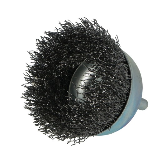 SZCZOTKA DOCZOŁOWA 80 z/b drut stal.karb. EGA 3502 / FASTER TOOLS FT201-28