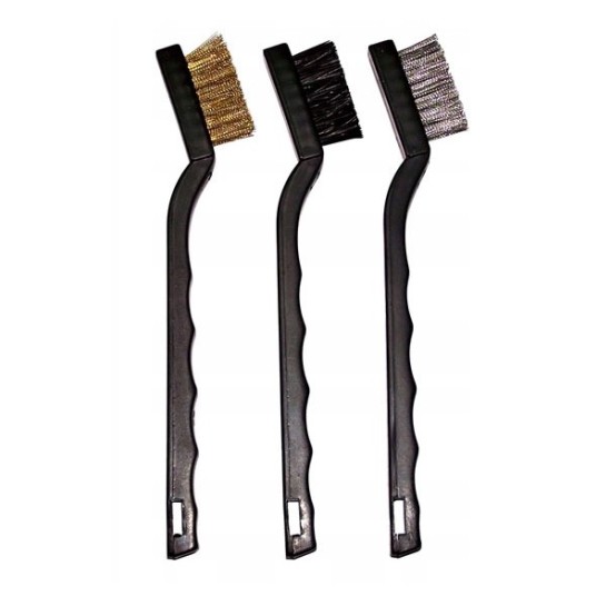 SZCZOTKA DRUCIANA PLASTIK mini 175mm 3szt STER'G S41165