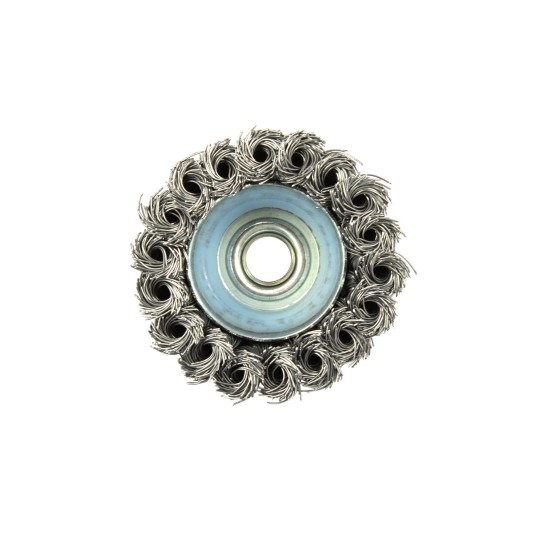 SZCZOTKA M14 DOCZOŁOWA SPLATANA 60 GEKO G00610 drut stalowy