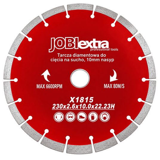 TARCZA DIAMENTOWA SEGMENTOWA 230 JOBIextra X1815 -zdjęcie numer 2