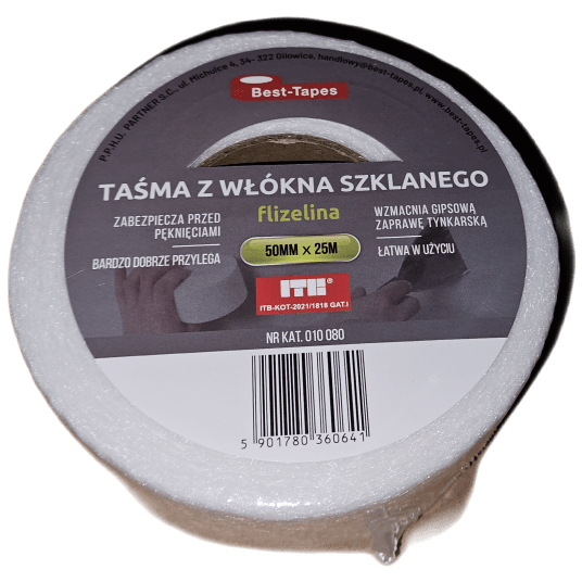 TAŚMA ANTYRYSOWA WELON 50/25 FLIZELINA