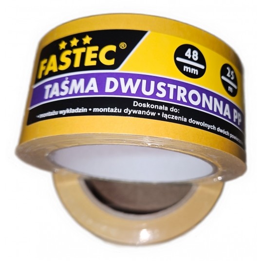 TAŚMA DWUSTRONNA 48/25m FASTEC -zdjęcie numer 1