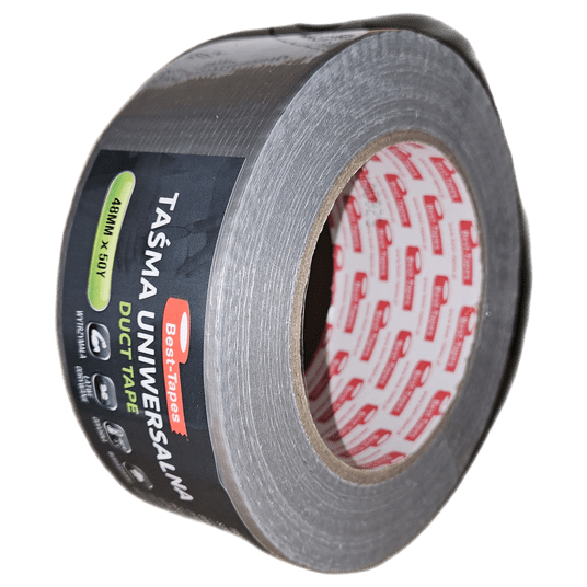 TAŚMA WZMACNIANA 48/50y DUCT-TAPE szara BEST-TAPES 010062 -zdjęcie numer 1