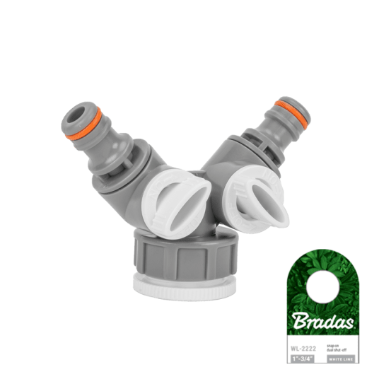 TRÓJNIK 2-ZAWORY 1-3/4 WHITE LINE WL-2222 BRADAS